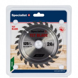 SPECIALIST+ pjovimo diskas, 125x24Tx22 mm
