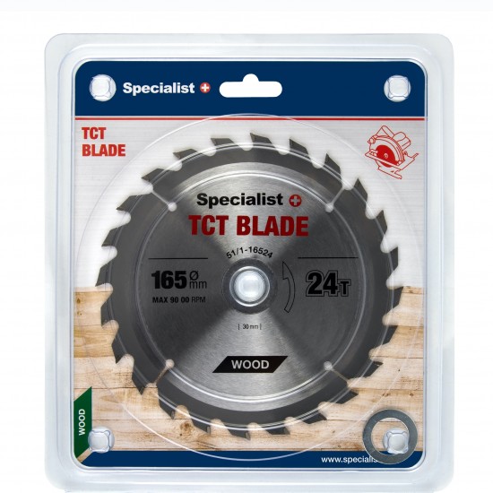SPECIALIST+ pjovimo diskas, 165x24Tx20/16 mm SPECIALIST+ pjovimo diskas, 165x24Tx20/16 mm