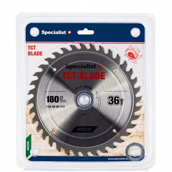SPECIALIST+ pjovimo diskas, 180x36Tx30/20/16 mm SPECIALIST+ pjovimo diskas, 180x36Tx30/20/16 mm