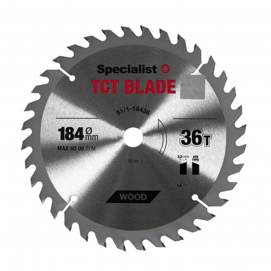 SPECIALIST+ pjovimo diskas, 184x36Tx16 mm SPECIALIST+ pjovimo diskas, 184x36Tx16 mm