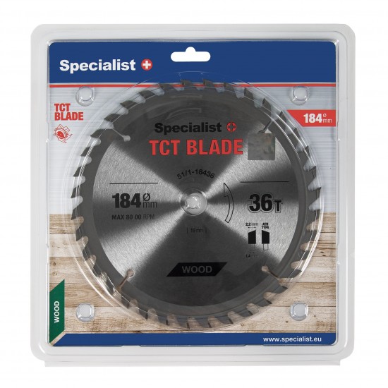 SPECIALIST+ pjovimo diskas, 184x36Tx16 mm SPECIALIST+ pjovimo diskas, 184x36Tx16 mm