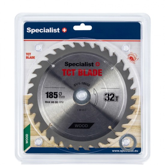 SPECIALIST+ pjovimo diskas, 185x32Tx30/20/16 mm SPECIALIST+ pjovimo diskas, 185x32Tx30/20/16 mm