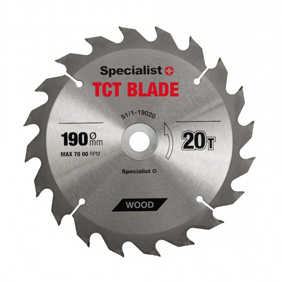 SPECIALIST+ pjovimo diskas, 190x20Tx30/20/16 mm SPECIALIST+ pjovimo diskas, 190x20Tx30/20/16 mm