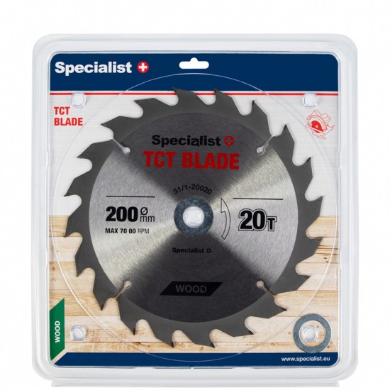 SPECIALIST+ pjovimo diskas, 200x20Tx30/20/16 mm SPECIALIST+ pjovimo diskas, 200x20Tx30/20/16 mm