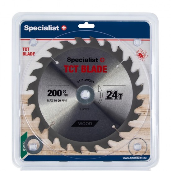 SPECIALIST+ pjovimo diskas, 200x24Tx32/30/20/16 mm SPECIALIST+ pjovimo diskas, 200x24Tx32/30/20/16 mm
