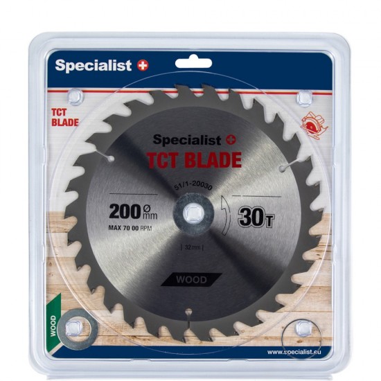 SPECIALIST+ pjovimo diskas, 200x30Tx32/30/20/16 mm SPECIALIST+ pjovimo diskas, 200x30Tx32/30/20/16 mm
