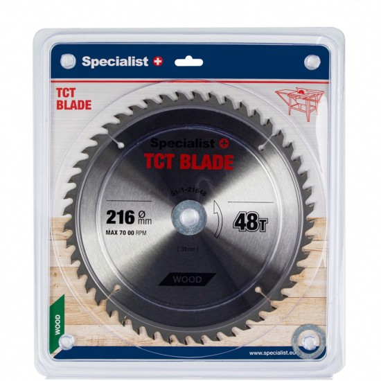 SPECIALIST+ pjovimo diskas, 216 mmx48Tx30/20/16 mm SPECIALIST+ pjovimo diskas, 216 mmx48Tx30/20/16 mm