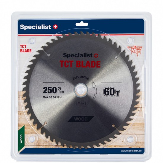 SPECIALIST+ pjovimo diskas, 250x60Tx30/20 mm SPECIALIST+ pjovimo diskas, 250x60Tx30/20 mm