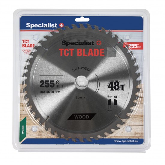 SPECIALIST+ pjovimo diskas, 255x48Tx30/25,4 mm SPECIALIST+ pjovimo diskas, 255x48Tx30/25,4 mm
