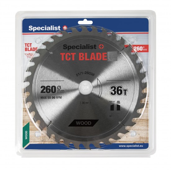 SPECIALIST+ pjovimo diskas, 260x36Tx30 mm SPECIALIST+ pjovimo diskas, 260x36Tx30 mm
