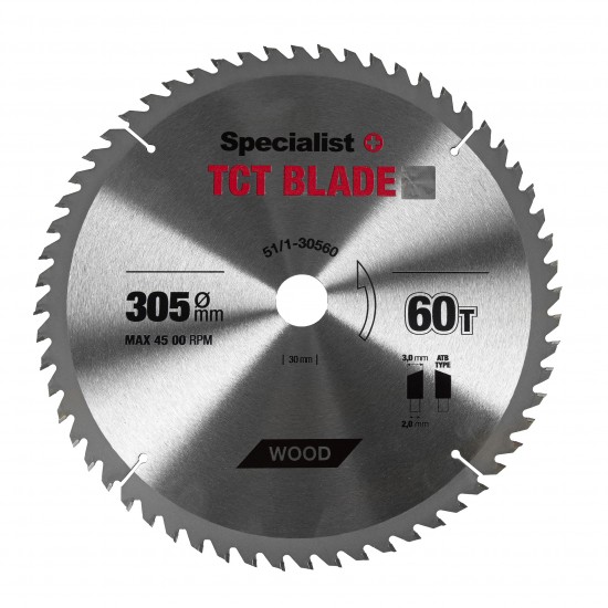 SPECIALIST+ pjovimo diskas, 305x60Tx30 mm SPECIALIST+ pjovimo diskas, 305x60Tx30 mm