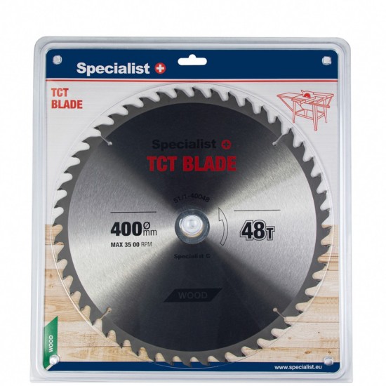 SPECIALIST+ pjovimo diskas, 400x48Tx50 mm SPECIALIST+ pjovimo diskas, 400x48Tx50 mm