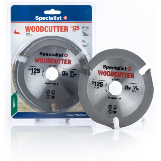 SPECIALIST+ pjovimo diskas WOOD CUTTER, 125 x 22 mm