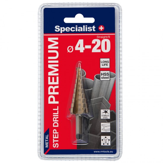 Specialist Premium Žingsn. grąžtas 4-20