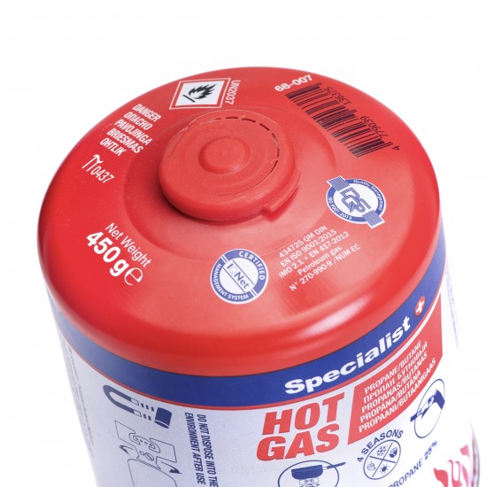 SPECIALIST+ propano-butano dujos, 450 g. SPECIALIST+ propano-butano dujos, 450 g.