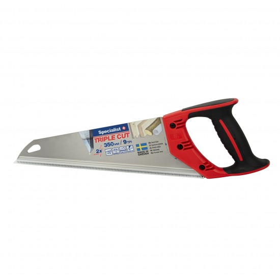 SPECIALIST+ rankinis pjūklas TRIPLE CUT 350mm, 9TPI SPECIALIST+ rankinis pjūklas TRIPLE CUT 350mm, 9TPI