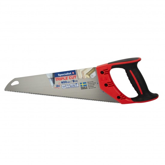 SPECIALIST+ rankinis pjūklas TRIPLE CUT 400mm, 9TPI SPECIALIST+ rankinis pjūklas TRIPLE CUT 400mm, 9TPI