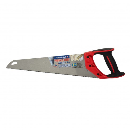 SPECIALIST+ rankinis pjūklas TRIPLE CUT 450mm, 9TPI SPECIALIST+ rankinis pjūklas TRIPLE CUT 450mm, 9TPI
