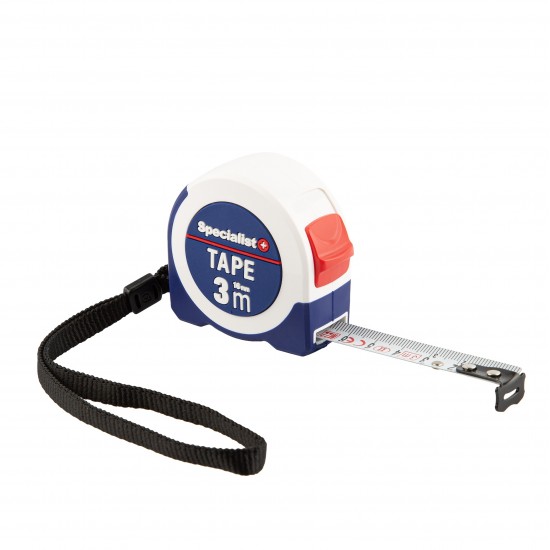 SPECIALIST+ ruletė TAPE 3 m, 16 mm SPECIALIST+ ruletė TAPE 3 m, 16 mm