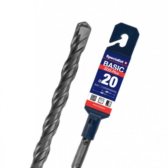 SPECIALIST+ SDS+ grąžtas BASIC, 20 x 390/450 mm SPECIALIST+ SDS+ grąžtas BASIC, 20 x 390/450 mm
