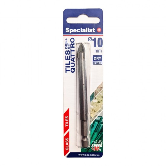 SPECIALIST+ stiklo grąžtas, 10 mm SPECIALIST+ stiklo grąžtas, 10 mm