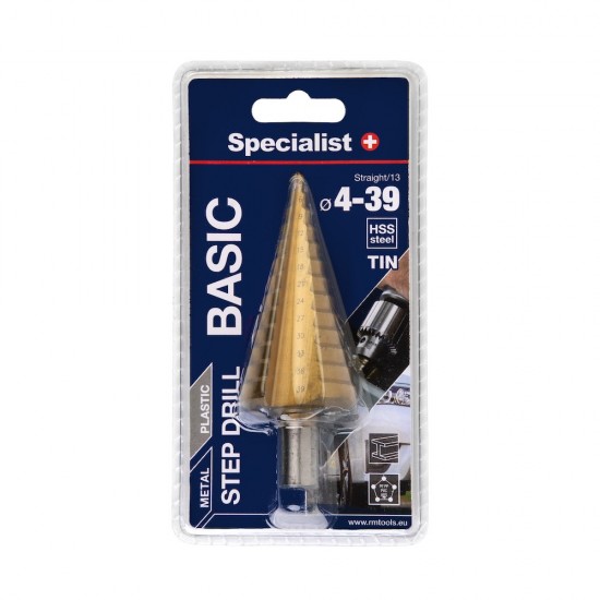 SPECIALIST+ žingsninis grąžtas BASIC, ⌀4-39 SPECIALIST+ žingsninis grąžtas BASIC, ⌀4-39