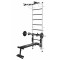 Sporto kompleksas (gimnastikos sienelė) HERO 3in1 balta-juoda, 241x68,5cm