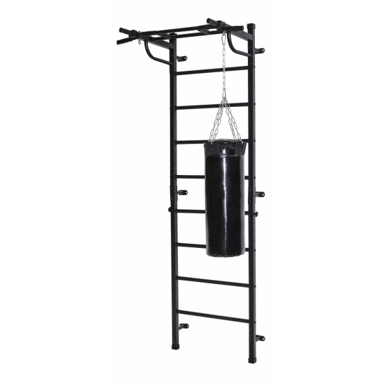 Sporto kompleksas (gimnastikos sienelė) HERO juoda, 241x60cm