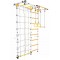 Sporto kompleksas (gimnastikos sienelė) JUNIOR ATLET LIGHT 2in1, balta-geltona, 220x140cm