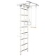 Sporto kompleksas (gimnastikos sienelė) JUNIOR ATLET LIGHT 2in1, balta-pilka, 220x140cm