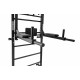 Sporto kompleksas (gimnastikos sienelė) SAN PRO 3 in 1 juodas, 229x68cm