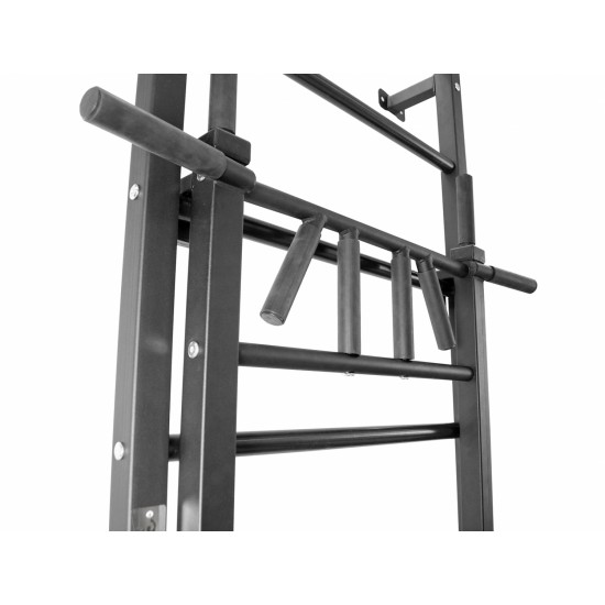Sporto kompleksas (gimnastikos sienelė) SAN PRO 3 in 1 juodas, 229x68cm
