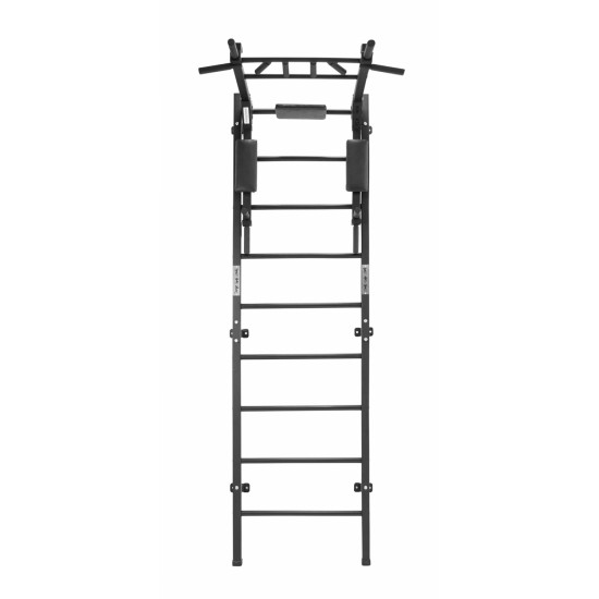 Sporto kompleksas (gimnastikos sienelė) SAN PRO 3 in 1 juodas, 229x68cm