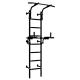 Sporto kompleksas (gimnastikos sienelė) SANRO S10 juoda, 222x41cm