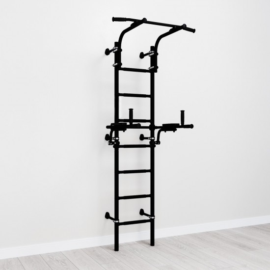 Sporto kompleksas (gimnastikos sienelė) SANRO S10 juoda, 222x41cm
