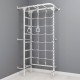 Sporto kompleksas (gimnastikos sienelė) SANRO S4 Pastel balta-pilka, 219,6x70,2x119cm
