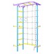 Sporto kompleksas (gimnastikos sienelė) SANRO S4 šviesiai violetinė-žydra, 219,6x70,2x119cm