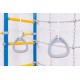 Sporto kompleksas (gimnastikos sienelė) SANRO S4 šviesiai violetinė-žydra, 219,6x70,2x119cm
