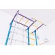 Sporto kompleksas (gimnastikos sienelė) SANRO S7 šviesiai violetinė-žydra, 219,6x154cm Sporto kompleksas (gimnastikos sienelė) SANRO S7 šviesiai violetinė-žydra, 219,6x154cm