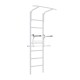 Sporto kompleksas (gimnastikos sienelė) su skersiniu 2in1 SANRO S11 Pastel balta-pilka, 211x49cm Sporto kompleksas (gimnastikos sienelė) su skersiniu 2in1 SANRO S11 Pastel balta-pilka, 211x49cm