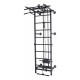 Sporto kompleksas-jėgos treniruoklis KRAFT SystemLight 3in1 FLEXTER juodas, 247x68,5cm