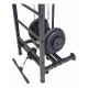 Sporto kompleksas-jėgos treniruoklis KRAFT SystemLight 3in1 FLEXTER juodas, 247x68,5cm
