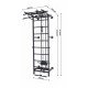 Sporto kompleksas-jėgos treniruoklis KRAFT SystemLight 3in1 FLEXTER juodas, 247x68,5cm