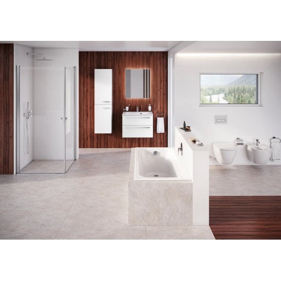 Stačiakampė vonia Ravak Chrome Slim, 180x80 sniego baltumo Stačiakampė vonia Ravak Chrome Slim, 180x80 sniego baltumo