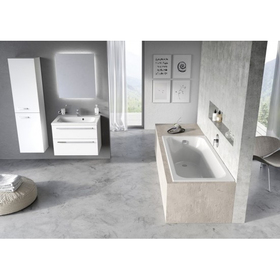 Stačiakampė vonia Ravak Chrome Slim, 180x80 sniego baltumo Stačiakampė vonia Ravak Chrome Slim, 180x80 sniego baltumo