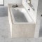 Stačiakampė vonia Ravak Chrome Slim, 180x80 sniego baltumo