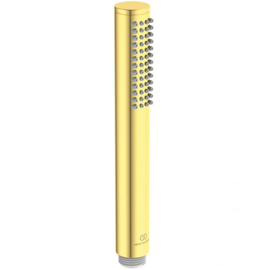Stacionari dušo sistema Ideal Standard Ceratherm T125, su Ø300 galva ir Stick rankiniu dušu, Brushed Gold