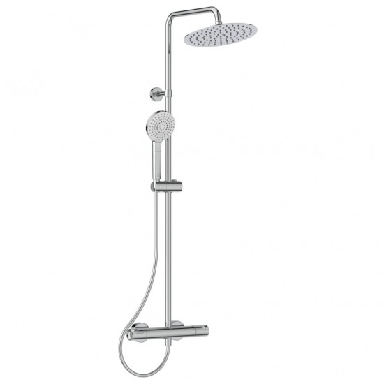 Stacionari dušo sistema Ideal Standard Ceratherm T50, su Ø250 galva ir rankiniu dušu, chrom Stacionari dušo sistema Ideal Standard Ceratherm T50, su Ø250 galva ir rankiniu dušu, chrom