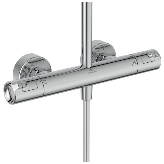 Stacionari dušo sistema Ideal Standard Ceratherm T50, su Ø250 galva ir rankiniu dušu, chrom Stacionari dušo sistema Ideal Standard Ceratherm T50, su Ø250 galva ir rankiniu dušu, chrom