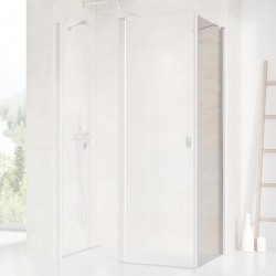 Stacionari sienelė Ravak Chrome, CPS-100, satinas+stiklas Transparent